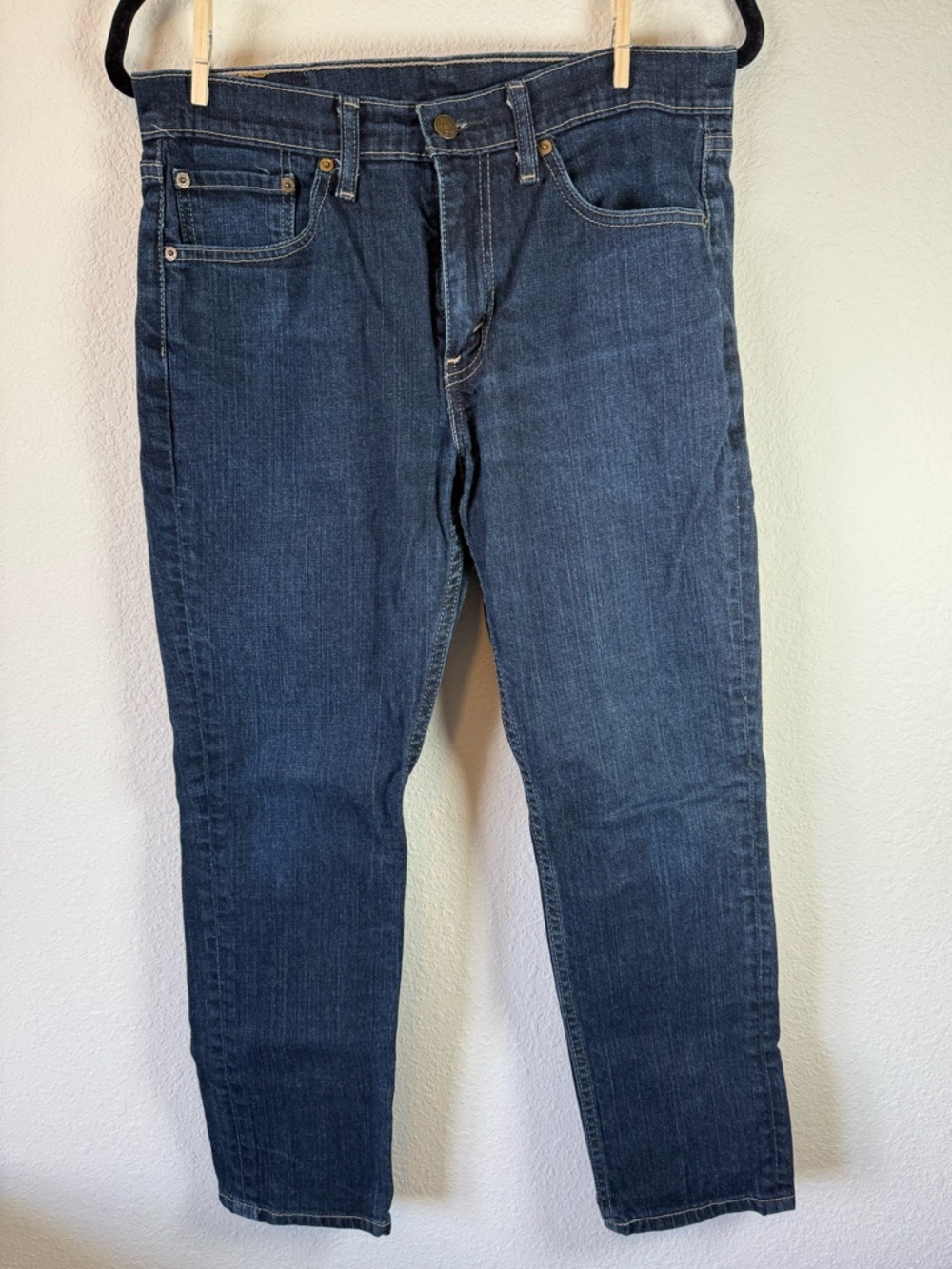 Levi’s 511 Slim Jeans Women’s 34 Dark Wash Cropped 100% Cotton Denim